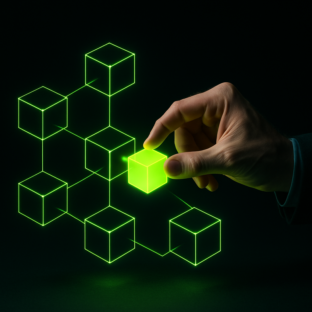 Equipe TKNC trabalhando em soluções blockchain